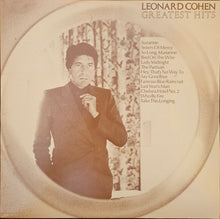Load image into Gallery viewer, Leonard Cohen - Greatest Hits Lp
