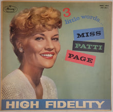 Load image into Gallery viewer, Patti Page - 3 Little Words...Miss Patti Page Lp
