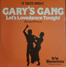 Load image into Gallery viewer, Gary&#39;s Gang - Let&#39;s Lovedance Tonight 12&quot; Single
