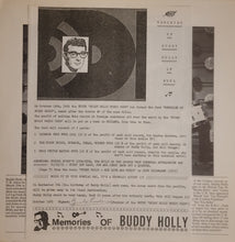 Load image into Gallery viewer, Buddy Holly - Memories Of Buddy Holly Lp
