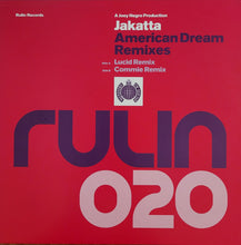 Load image into Gallery viewer, Jakatta - American Dream Remixes (Lucid / Commie) 12&quot; Single
