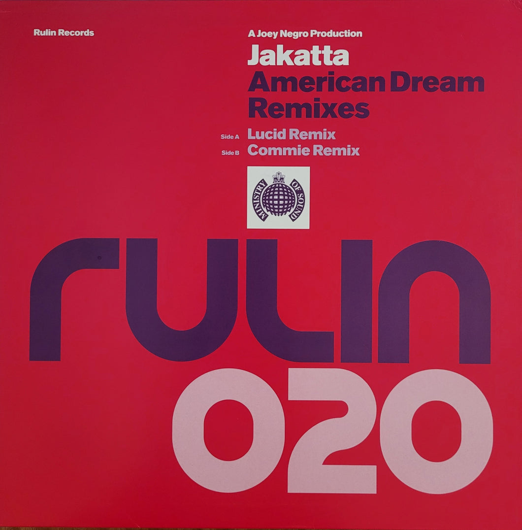 Jakatta - American Dream Remixes (Lucid / Commie) 12