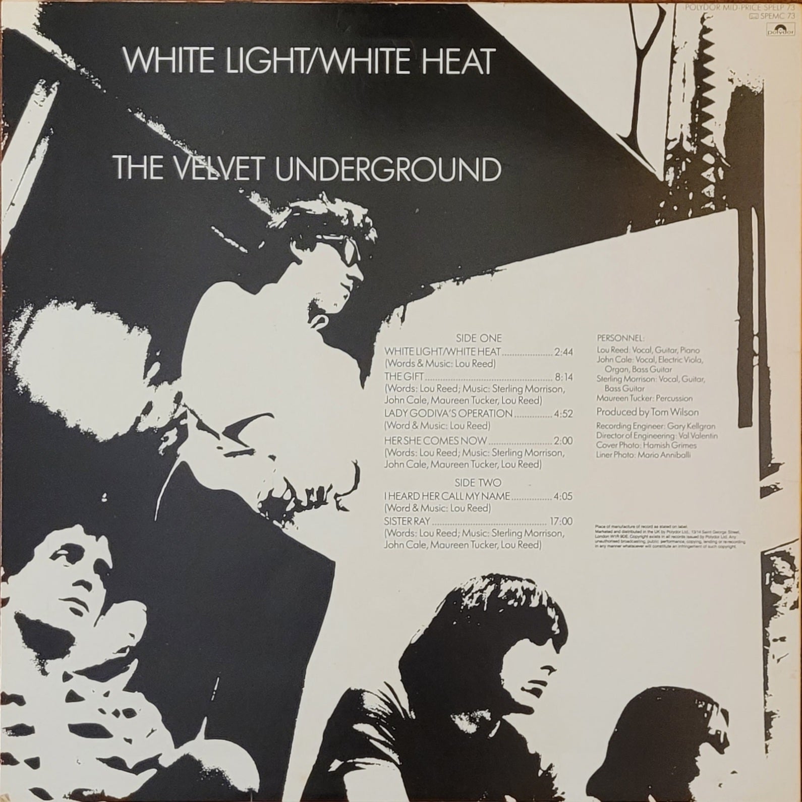 The Velvet Underground - White Light / White Heat Lp (Reissue