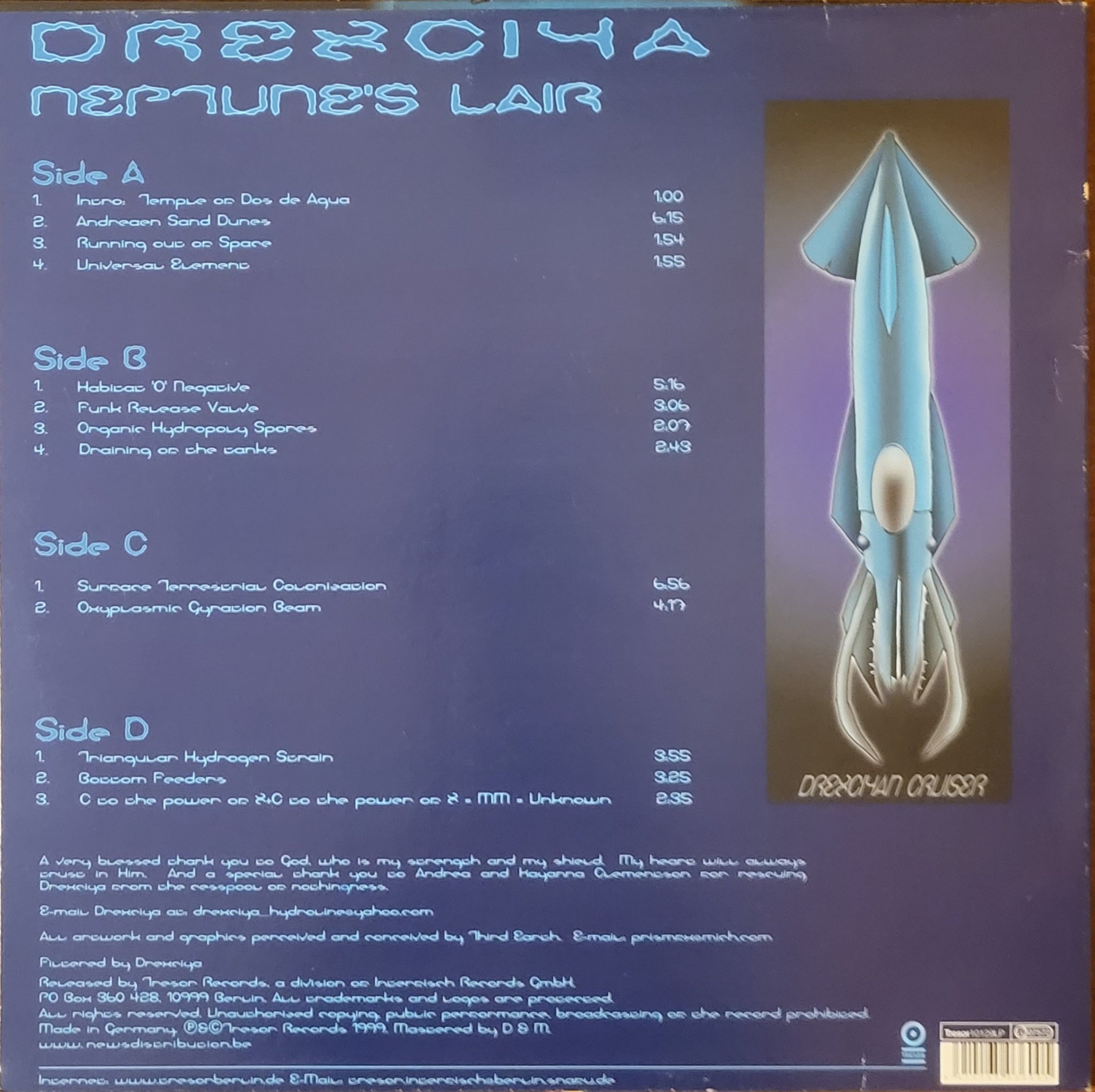 Drexciya - Neptune's Lair Lp – museum vinyl