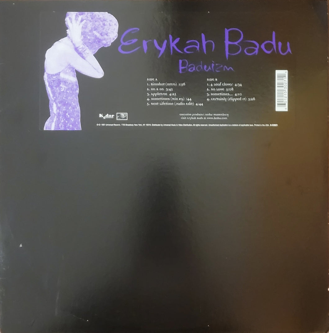 Erykah Badu - Baduizm Lp (Reissue)