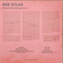 Load image into Gallery viewer, Bob Dylan - Historical Archives Volume 1 Lp
