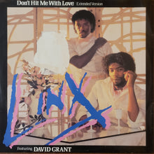 Load image into Gallery viewer, Linx Featuring David Grant - Don&#39;t Hit Me With Love (Extended Version) 12&quot; Single
