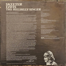 Load image into Gallery viewer, Skeeter Davis - The Hillbilly Singer Lp
