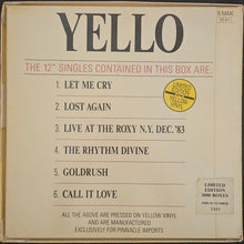 Load image into Gallery viewer, Yello – The 12" Collection 12" Box Set (Limited Edition Numbered Yellow)
