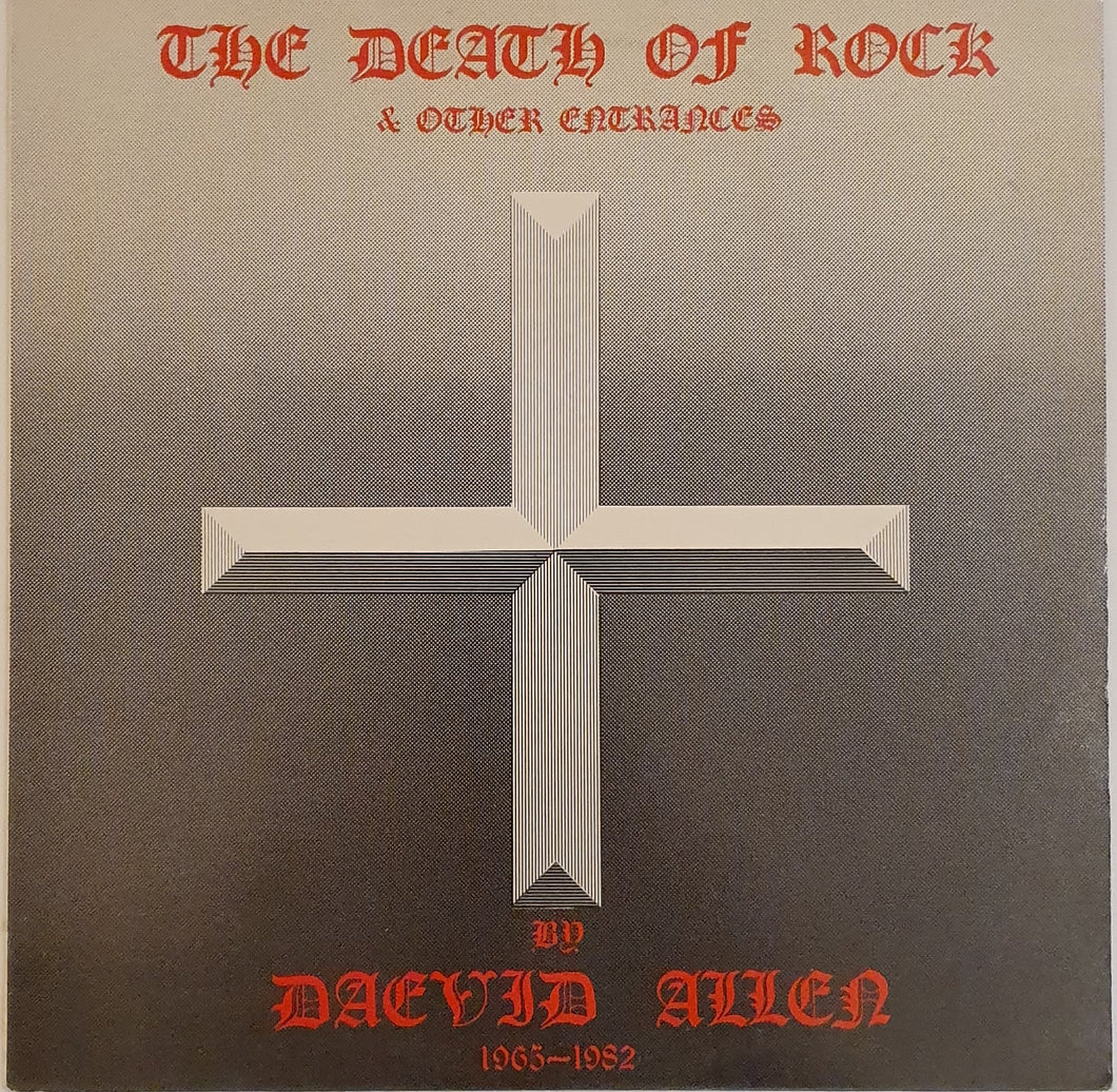 Daevid Allen - The Death Of Rock And Other Entrances Lp + Poster