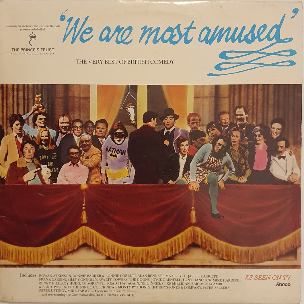 Various - We Are Most Amused - The Very Best Of British Comedy Lp