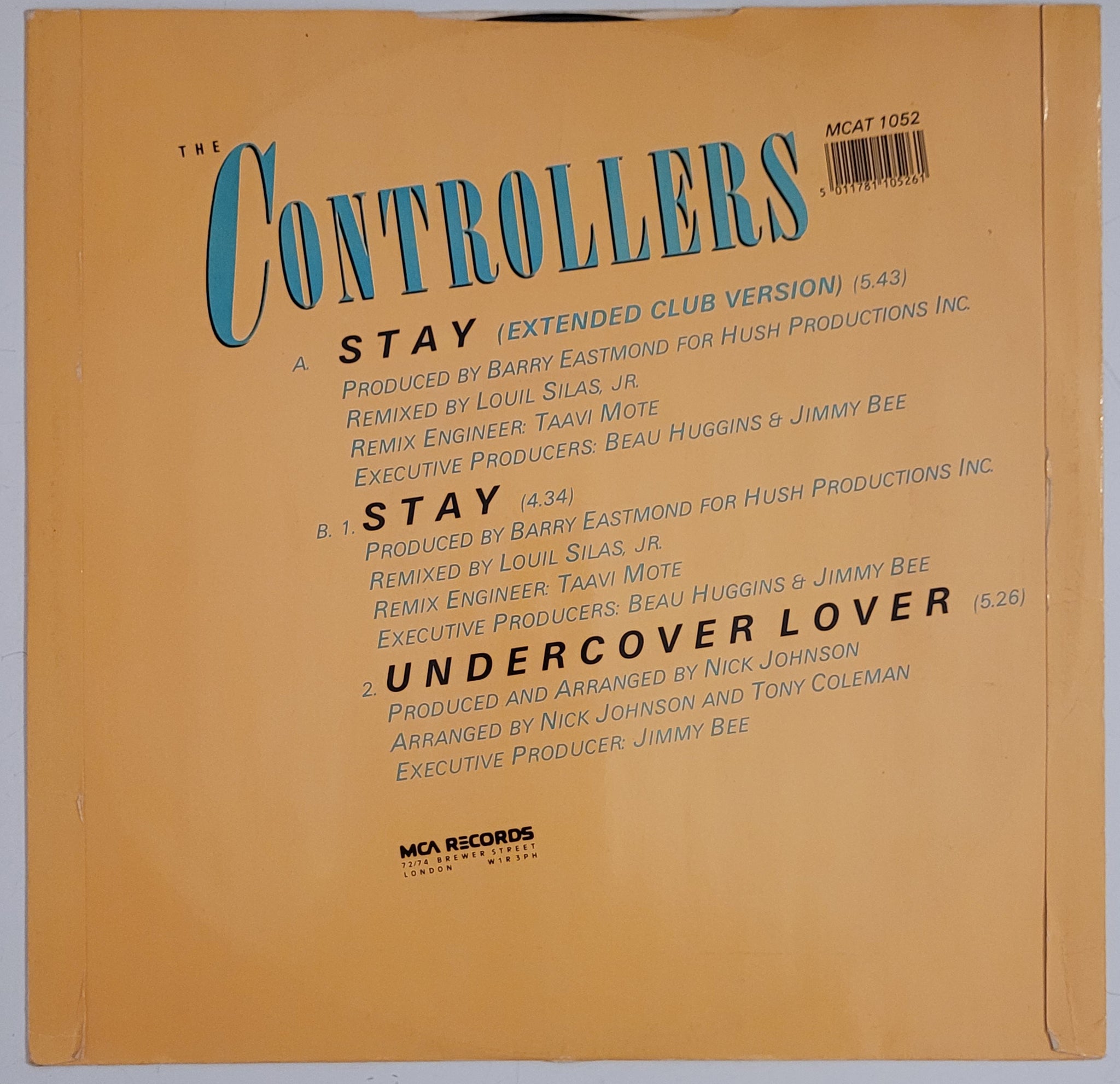 The Controllers Stay 12" Single museum vinyl
