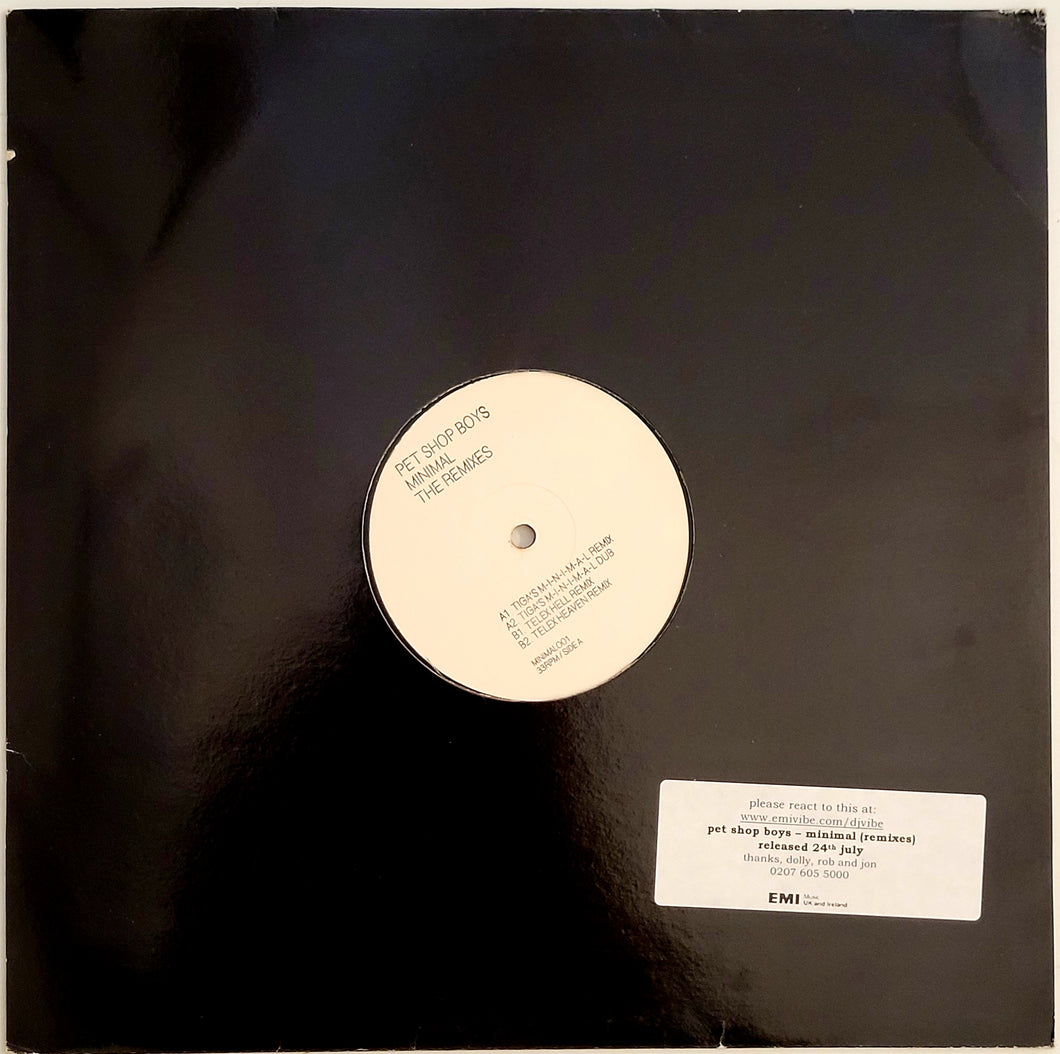Pet Shop Boys - Minimal (The Remixes) 12
