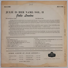 Load image into Gallery viewer, Julie London - Julie Is Her Name Volume Two Lp
