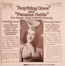 Load image into Gallery viewer, Ethel Merman / Frank Sinatra - Anything Goes And Panama Hattie Lp
