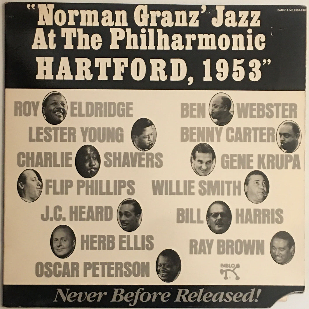 Various - Jazz At The Philharmonic Hartford 1953 Lp