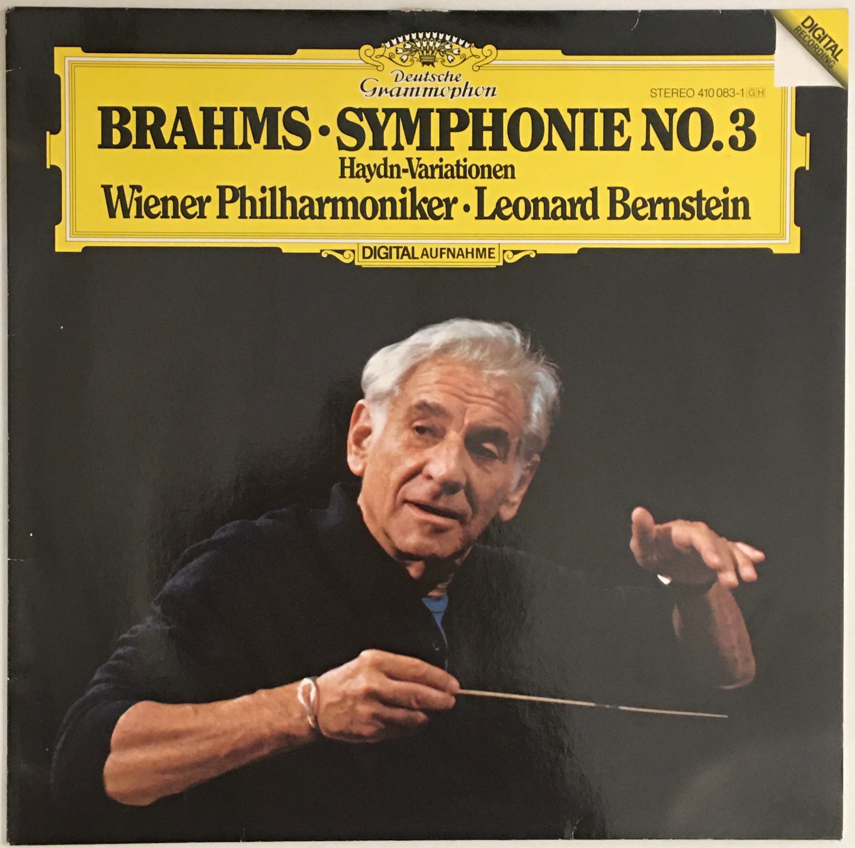 Brahms - Wiener Philharmoniker / Leonard Bernstein ‎– Symphonie No.3 ...