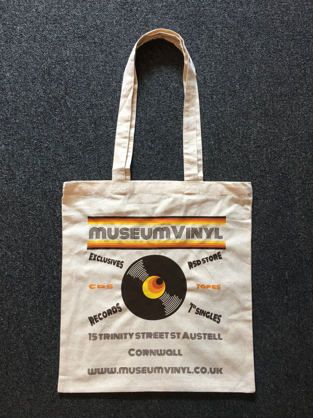 Museum Vinyl Record Tote Bag
