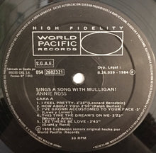 Load image into Gallery viewer, Annie Ross With The Gerry Mulligan Quartet - Sings A Song With Mulligan! Lp
