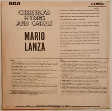 Load image into Gallery viewer, Mario Lanza - Christmas Hymns &amp; Carols Lp
