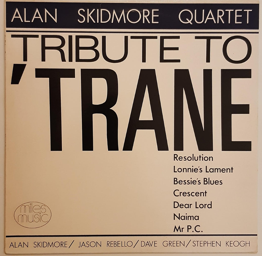 Alan Skidmore Quartet - Tribute To 'Trane Lp
