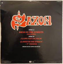 Load image into Gallery viewer, Saxon - Back On The Streets (Club Mix) 12&quot; Single
